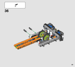 LEGO 42120 instructions page 23 – build guide