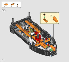 LEGO 42120 instructions page 64 – build guide