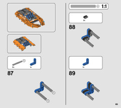 LEGO 42120 instructions page 65 – build guide
