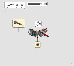 LEGO 42120 instructions page 7 – build guide