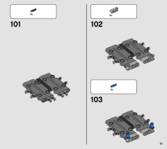 LEGO 42120 instructions page 71 – build guide