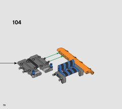 LEGO 42120 instructions page 72 – build guide
