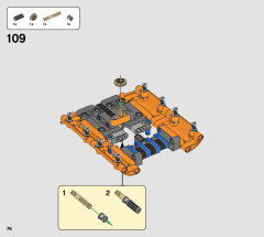 LEGO 42120 instructions page 76 – build guide
