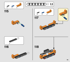 LEGO 42120 instructions page 79 – build guide