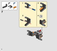 LEGO 42120 instructions page 8 – build guide