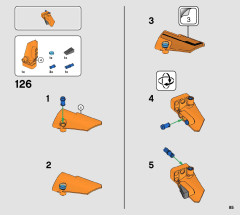 LEGO 42120 instructions page 85 – build guide