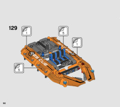 LEGO 42120 instructions page 90 – build guide
