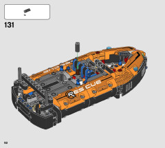 LEGO 42120 instructions page 92 – build guide