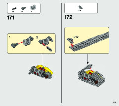 LEGO 42121 instructions page 107 – build guide