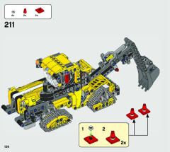 LEGO 42121 instructions page 126 – build guide
