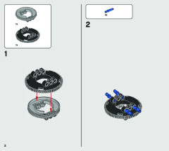 LEGO 42121 instructions page 2 – build guide