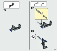 LEGO 42121 instructions page 43 – build guide