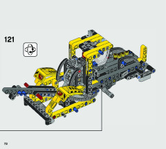 LEGO 42121 instructions page 72 – build guide