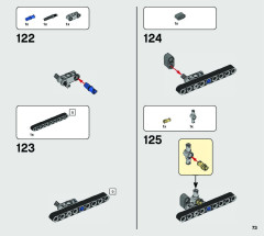 LEGO 42121 instructions page 73 – build guide