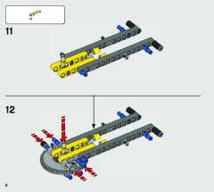 LEGO 42121 instructions page 8 – build guide