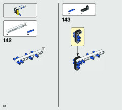 LEGO 42121 instructions page 82 – build guide