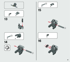LEGO 42121 instructions page 9 – build guide