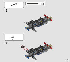 LEGO 42121 instructions page 13 – build guide