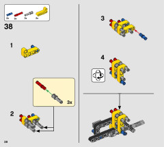 LEGO 42121 instructions page 38 – build guide