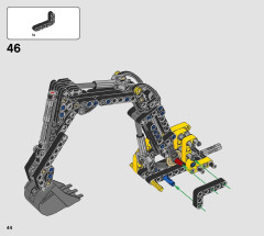 LEGO 42121 instructions page 44 – build guide