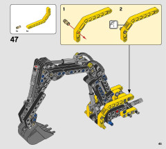 LEGO 42121 instructions page 45 – build guide