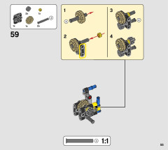 LEGO 42121 instructions page 55 – build guide