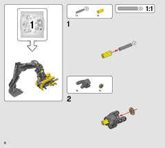 LEGO 42121 instructions page 6 – build guide