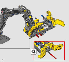 LEGO 42121 instructions page 62 – build guide
