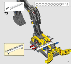 LEGO 42121 instructions page 63 – build guide
