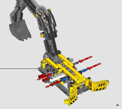 LEGO 42121 instructions page 65 – build guide