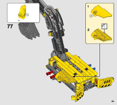 LEGO 42121 instructions page 69 – build guide