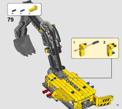 LEGO 42121 instructions page 71 – build guide
