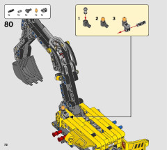 LEGO 42121 instructions page 72 – build guide