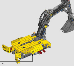 LEGO 42121 instructions page 76 – build guide
