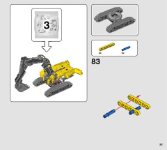 LEGO 42121 instructions page 77 – build guide