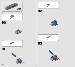 LEGO 42121 instructions page 82 – build guide