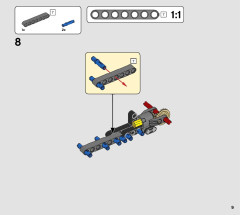 LEGO 42121 instructions page 9 – build guide