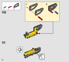 LEGO 42121 instructions page 92 – build guide
