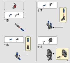 LEGO 42121 instructions page 97 – build guide