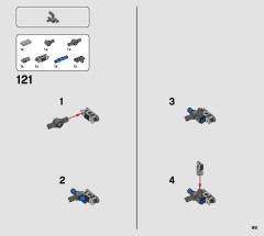LEGO 42121 instructions page 99 – build guide