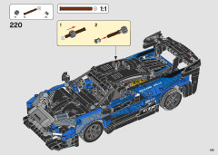 LEGO 42123 instructions page 139 – build guide