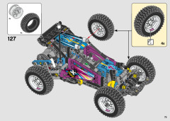 LEGO 42124 instructions page 75 – build guide