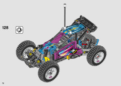 LEGO 42124 instructions page 76 – build guide