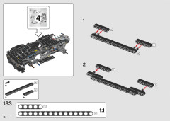 LEGO 42127 instructions page 124 – build guide