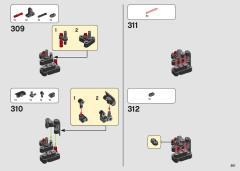 LEGO 42127 instructions page 201 – build guide