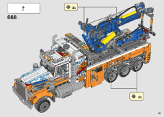 LEGO 42128 instructions page 411 – build guide