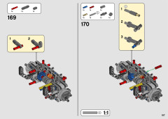 LEGO 42129 instructions page 107 – build guide