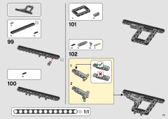 LEGO 42129 instructions page 73 – build guide