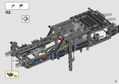 LEGO 42129 instructions page 83 – build guide