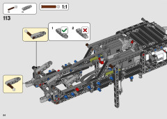 LEGO 42129 instructions page 84 – build guide